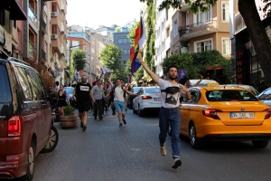  Beyoğlu’nda LGBT eylemi(Galeri)